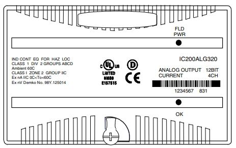 IC200ALG320 GE IC200ALG320 GE